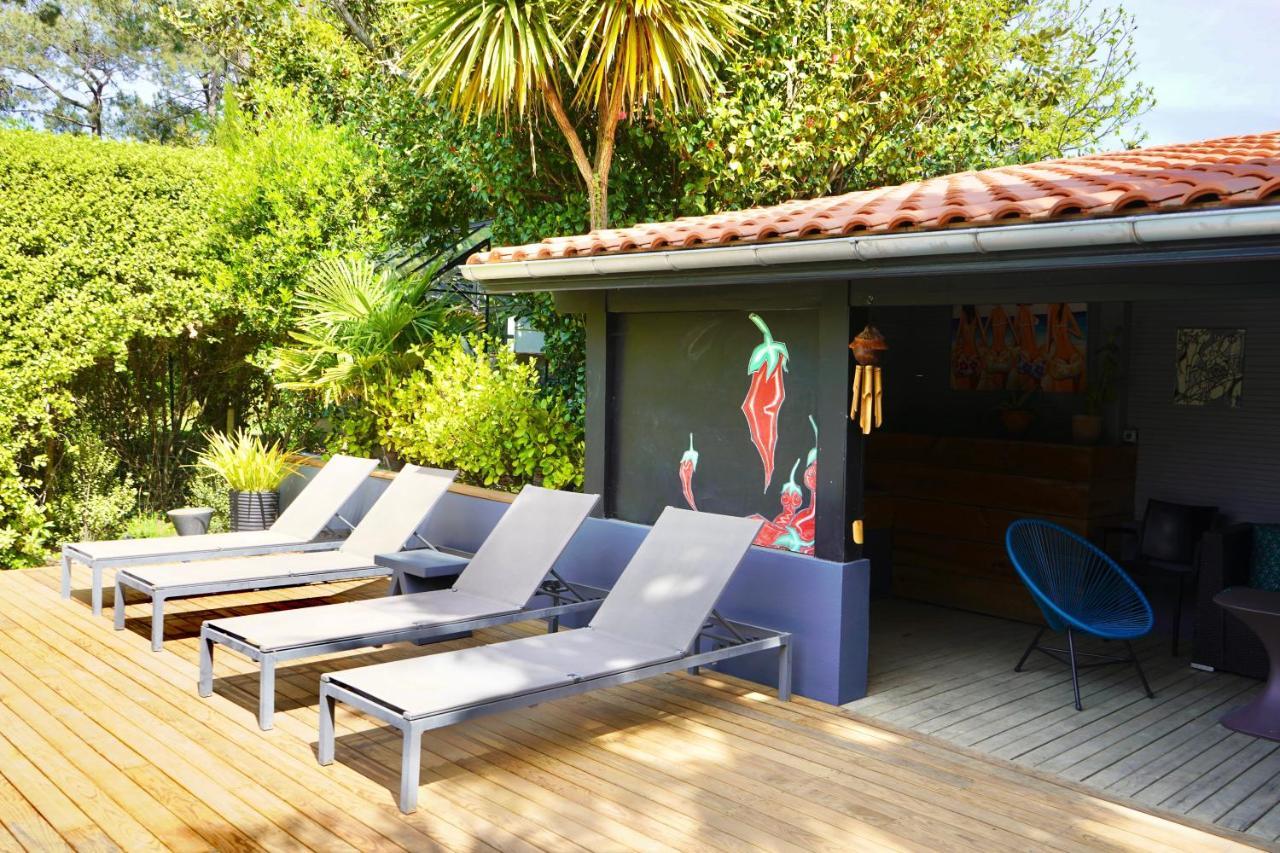 La Cabane d'Arbolateia piscine&SPA Bidart Extérieur photo